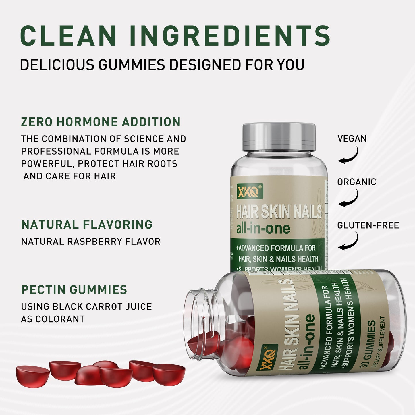 XKQ All - in - One Supplement: Boost Your Hair, Skin, Nails, and Joints with Advanced Formula