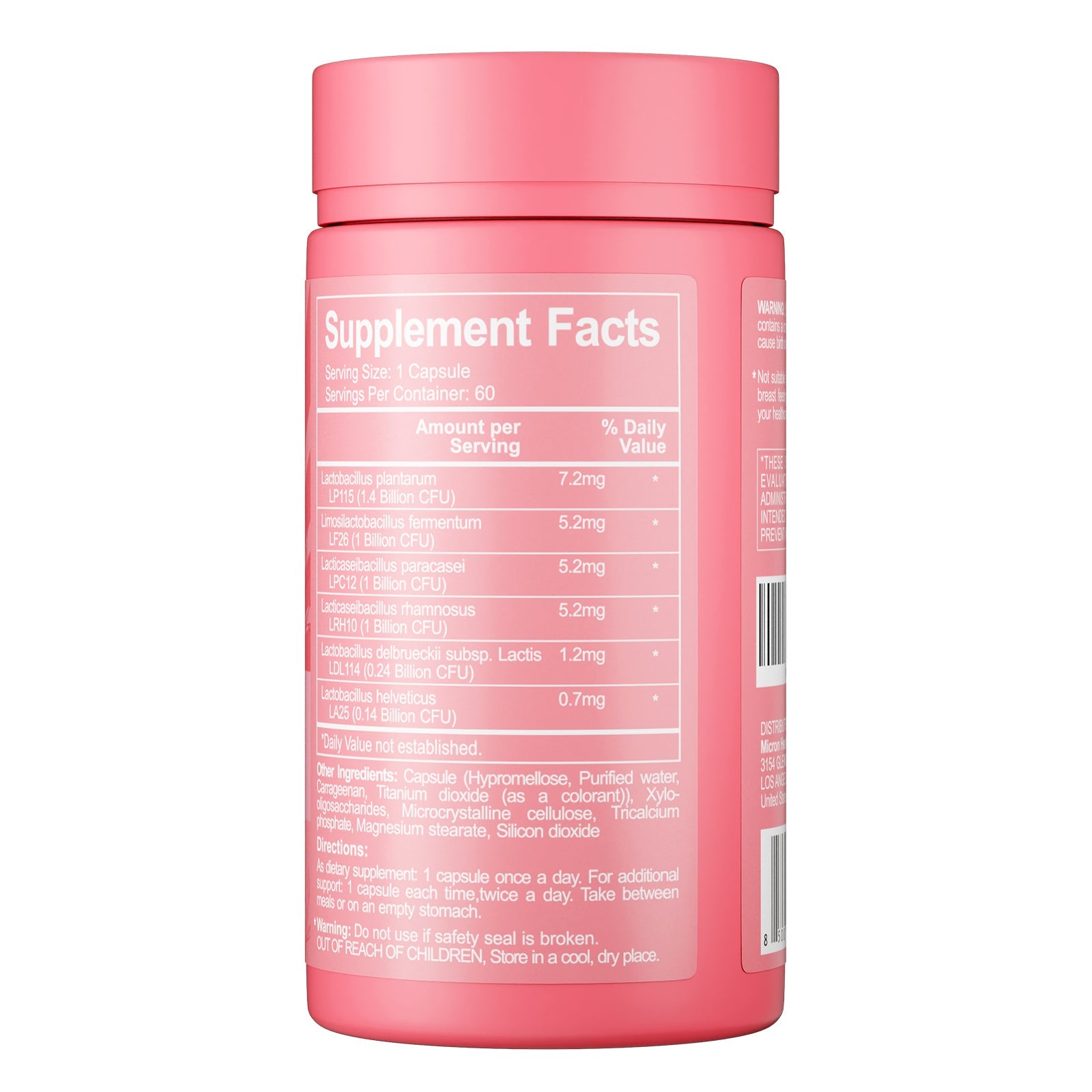 XKQ Women's Probiotic Vaginal Health Supplement - 60 Capsules XKQ Nutra Shop